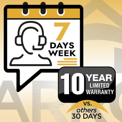 Arrow 10' x 9' All-Weather Galvanized Steel Rear Carport Enclosure Wall Kit with Frame and Hardware, Eggshell