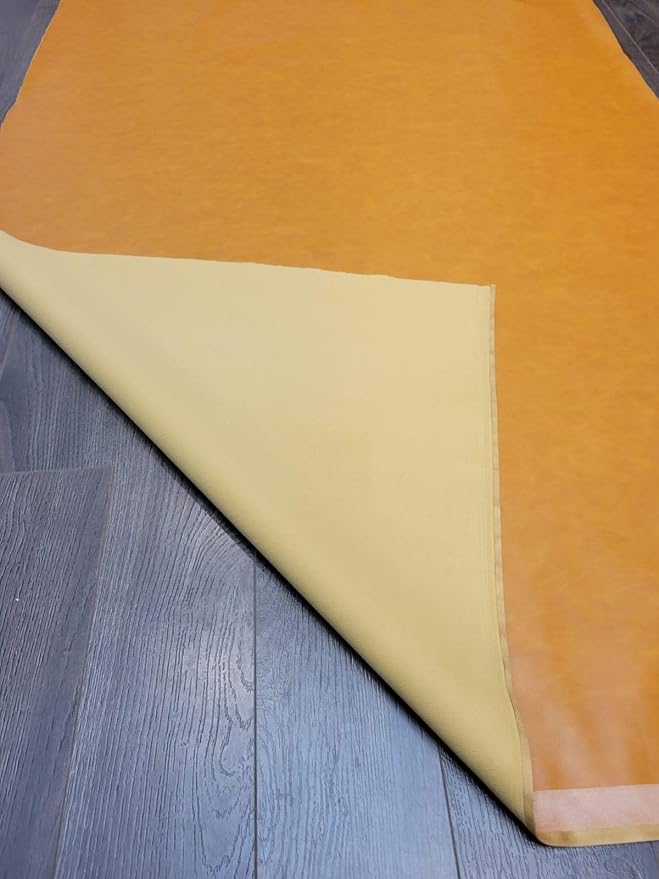Caramel Light Tan Soft Faux Vegan PU Leather by The Yard Synthetic Pleather 0.9