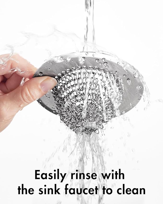 Sink Drain Strainer, Reversible Easy Clean Mesh Sink Strainer