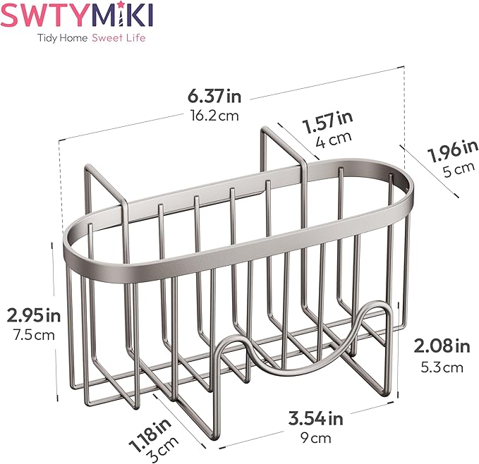 SWTYMIKI Sponge Holder for Kitchen Sink