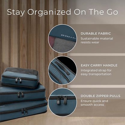 Briggs & Riley Travel Essentials Carry-On Compression Packing Cube Set