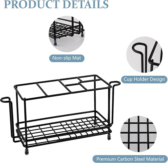 Carbon Steel Toothbrush Holders
