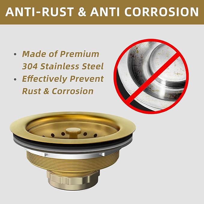 Kitchen Sink Drain Gold Sink Drain Strainer