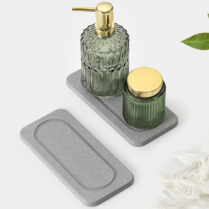 2Pack Diatomite Stone Water Absorbing Sink Tray