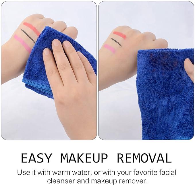 SINLAND Microfiber Facial Cloths Fast Drying Washcloth 12inch x 12inch