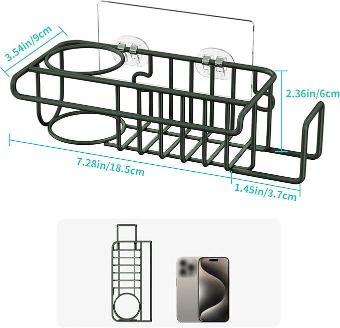 HapiRm Sink Caddy Sponge Holder