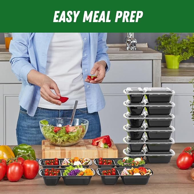 50 Pack 28 oz Meal Prep Containers Reusable