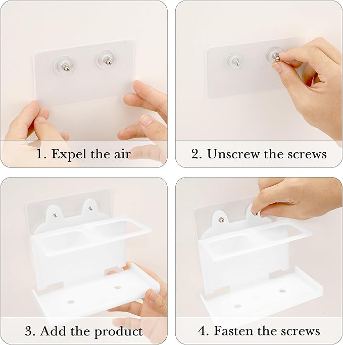2Pack Electric Toothbrush Holder Wall Mounted, Electric Toothbrush Cord