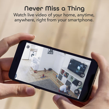 Geeni Look 1080p Indoor Security Camera – 2-Pack Full HD WiFi Indoor Camera with 2-Way Audio, Motion Detection, & Night Vision – Support for Alexa & Google Assistant