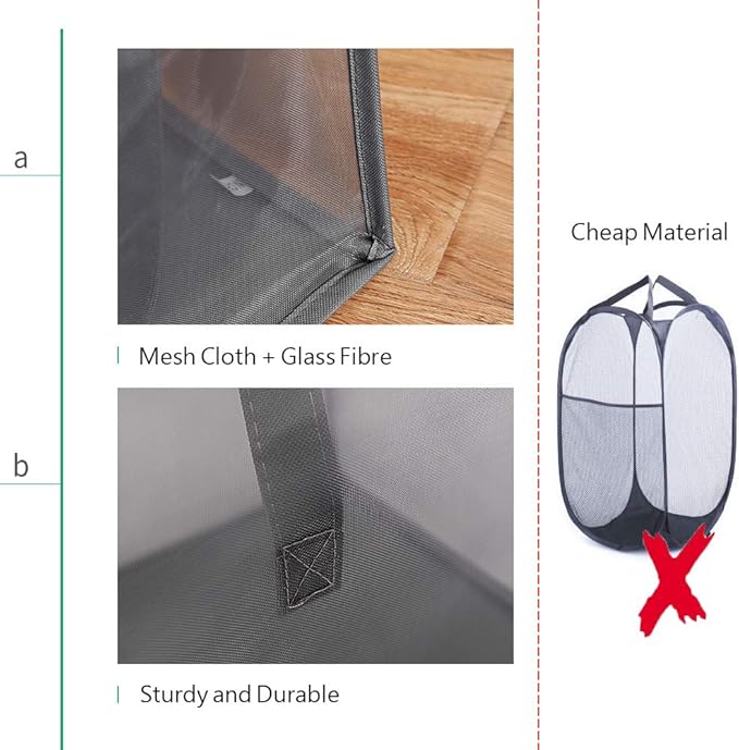 HONOMA Mesh Popup Laundry bags Hamper