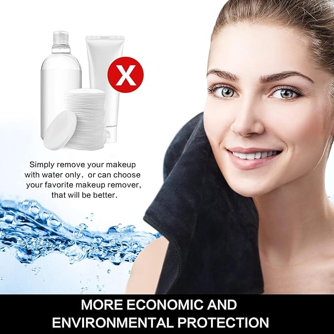 SINLAND Microfiber Facial Cloths Fast Drying Washcloth 12inch x 12inch