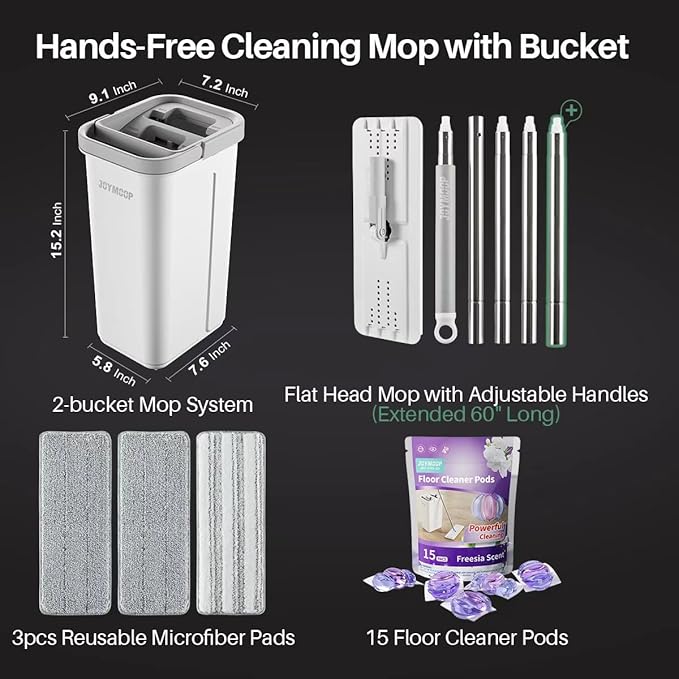 JOYMOOP Mop and Bucket Set