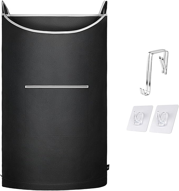XL Hanging Laundry Hamper, Over the Door Laundry Hamper and Baskets, Wide