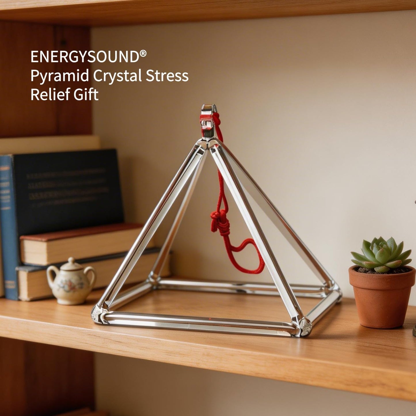 Sound Healing Quartz Clear Crystal Singing Pyramid 4 inch -Healing Musical Instrument
