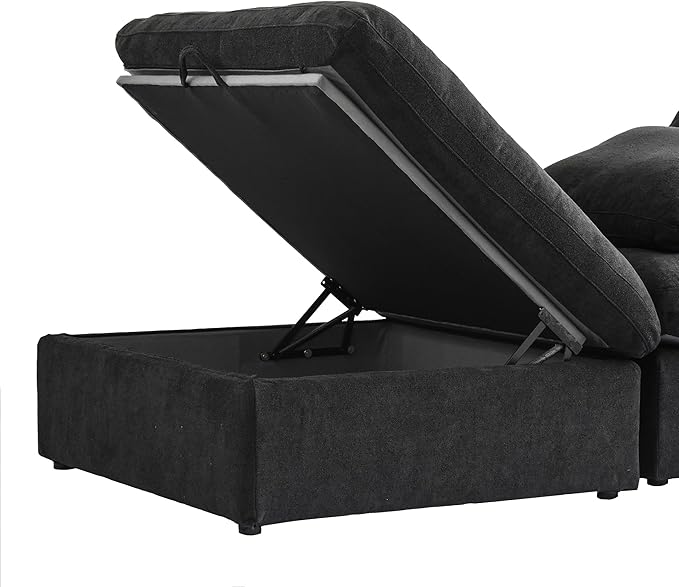 Cloud Modular Sectional Sofa Couch, 80.3" L Shaped Convertible Couches