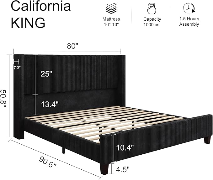 HOWE California King Bed Frame