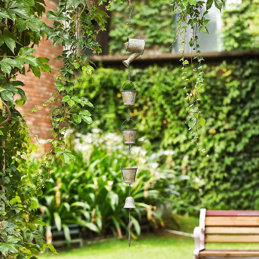 Jemeni 47" Outdoor Rain Chime & Garden Rain Bell Chime