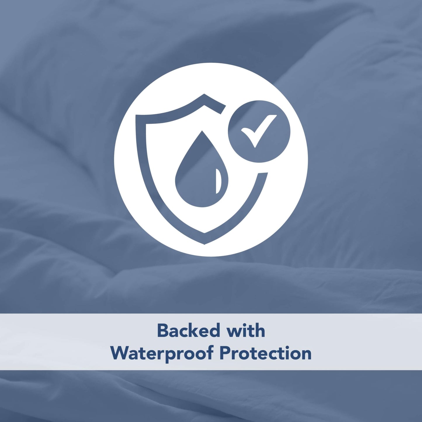 Serta Soft Top Mattress Cover, Odor-Preventing and Stain-Resistant Waterproof Mattress Protector, 18" Elastic Deep Pocket for Secure Fit, Twin Mattress Pad, White