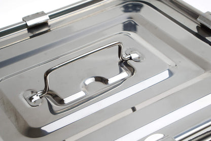 Stainless Steel Rectangular Food Storage kimchi container (3set)
