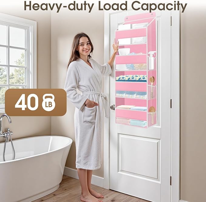 1 Pack Over The Door Organizer Hanging Storage Organizers