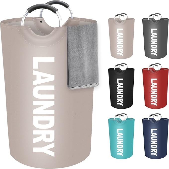 StorageRight 115L Large Laundry Basket, Laundry Hamper, Dirty Clothes Hamper