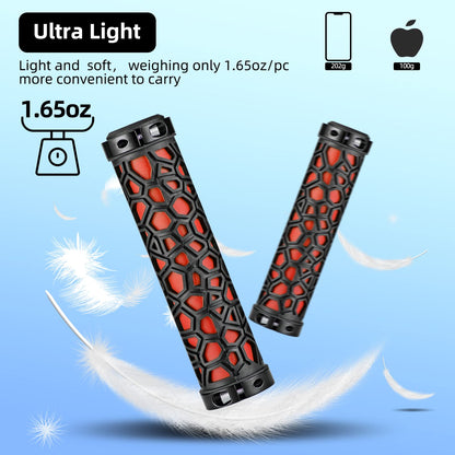 ROCKBROS Bike Handlebar Grips Double Lock-on Bike Grips Non-Slip Bicycle Handlebar Grips for MTB, BMX, Scooters, Folding Bikes 22.2mm