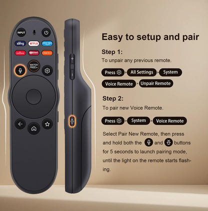 for Samsung TV Remote Replacement for Smart TV with Voice Control - Compatible with Samsung TV 2015-2024 Models - Voice Command (Replacement for OEM)