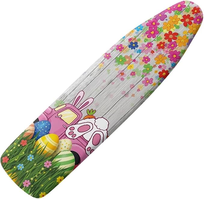 Bunny Ironing Board Cover Easter Standard Size Wood Print Ironing Board Dust