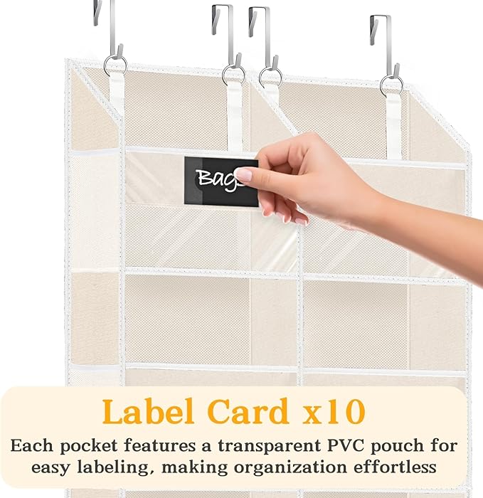 Over the Door Organizer, 5-Tier Extra Large Storage