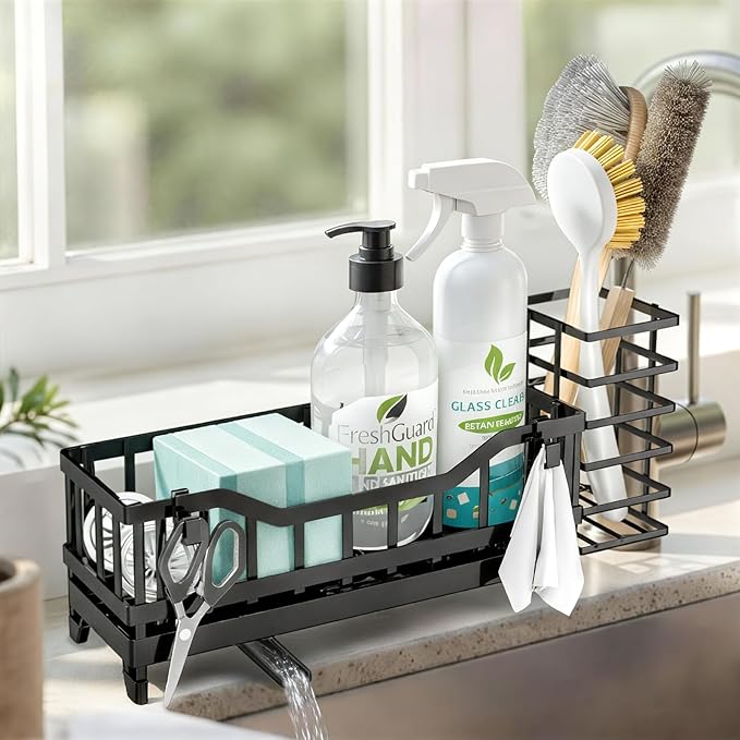 Sponge Holder for Kitchen Sink, Kitchen Sink Caddy