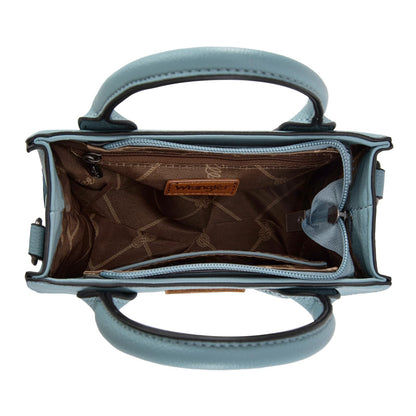 Wrangler Mini Tote Bag for Women Cute Small Satchel Purse Top-handle Handbag with Strap
