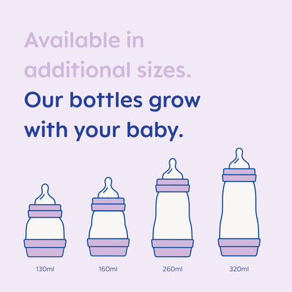 MAM Easy Start Anti-Colic Baby Bottles | 3 Pack (3 x 260) | Self-Sterilising Baby Milk Bottle | Medium Flow MAM Teats Size 2 | Newborn Essentials | Seashell (Various Designs)