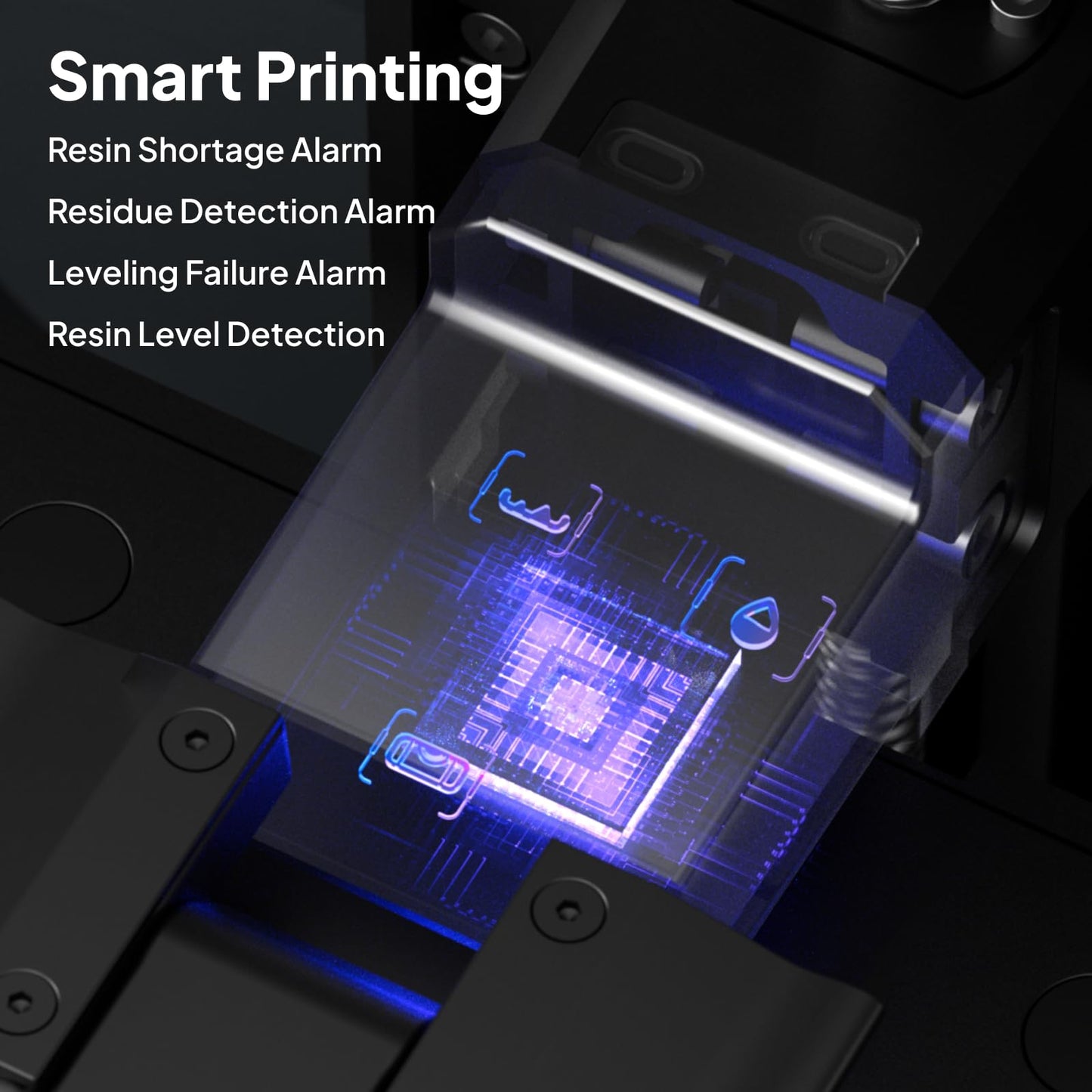 ELEGOO Saturn 4 Ultra 16K Resin 3D Printer with Flip-up Lid, Smart Tank Heating at 30 °C, 150mm/h High Speed Printing, Large Printing Size of 211.68 × 118.37× 220 mm³