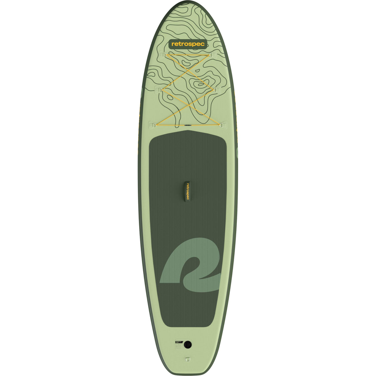 Retrospec Weekender Inflatable Stand Up Paddle Board Includes Paddle, Pump, Travel Bag and Accessories 10’6” Lightweight Inflatable SUP, Puncture Resistant Inflatable Paddle Board for Adults