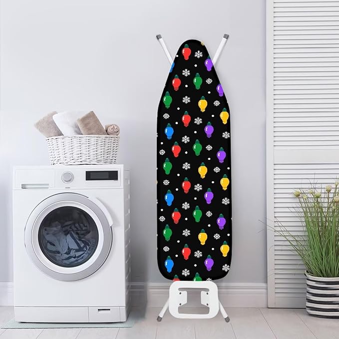 Heavy Duty Ironing Board Cover and Pad Thick Stain Resistant Padding Scorch &
