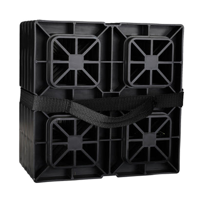 SEAFLO Heavy-Duty RV Leveling Blocks - Maximum Strength & Stability for Motorhomes, Trailers, and Campers (5)