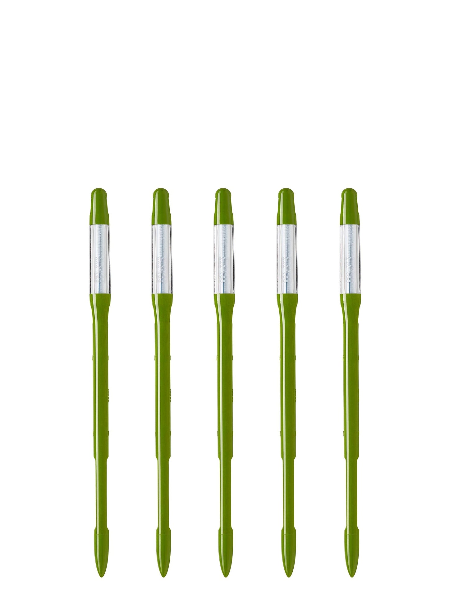 SUStee Watering Indicator for plants (Set of 5) - Smart Watering for All Plants, Works in All Soils | Minimalistic Design, Easy-to-Use, No Batteries | 100% Made in Japan (Green, Medium)