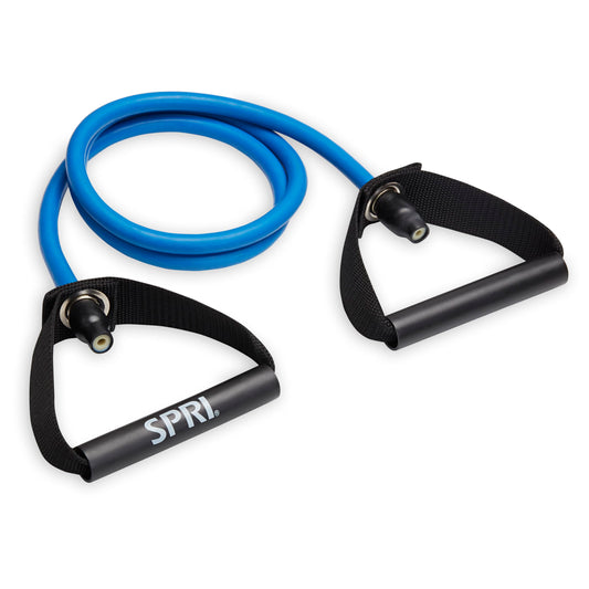 SPRI Xertube Resistance Bands with Handles – All Exercise Cords Sold Separately with Home Gym Workout Fitness Door Anchor Attachment Option