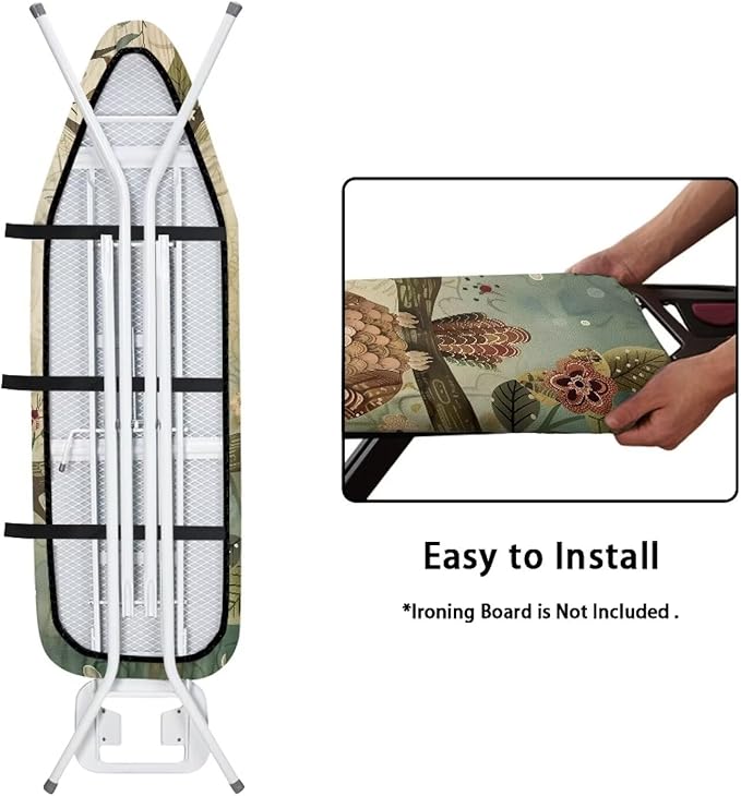 Owl Ironing Board Cover and Pad Standard Size
