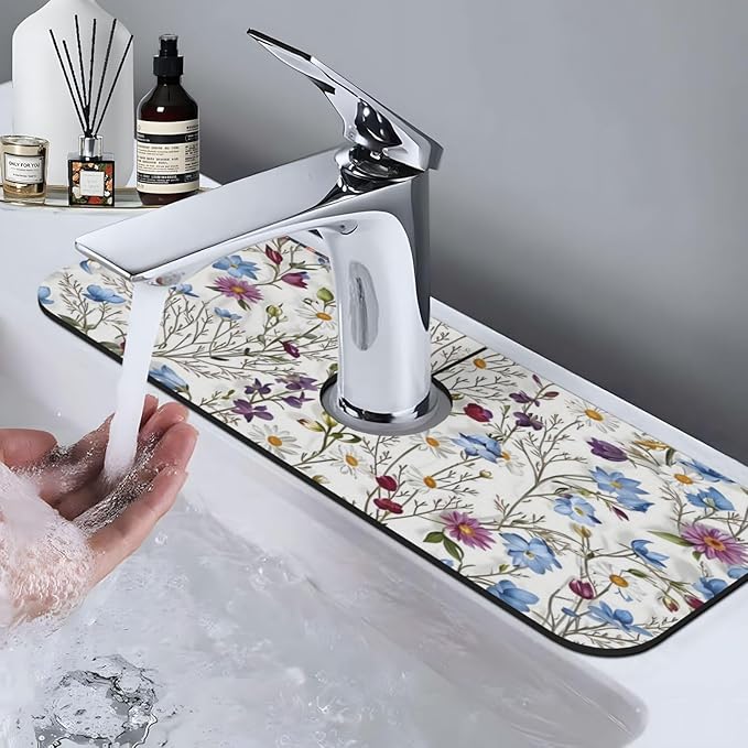 Garden Kitchen sink faucet pad, strong water absorption, anti slip, very