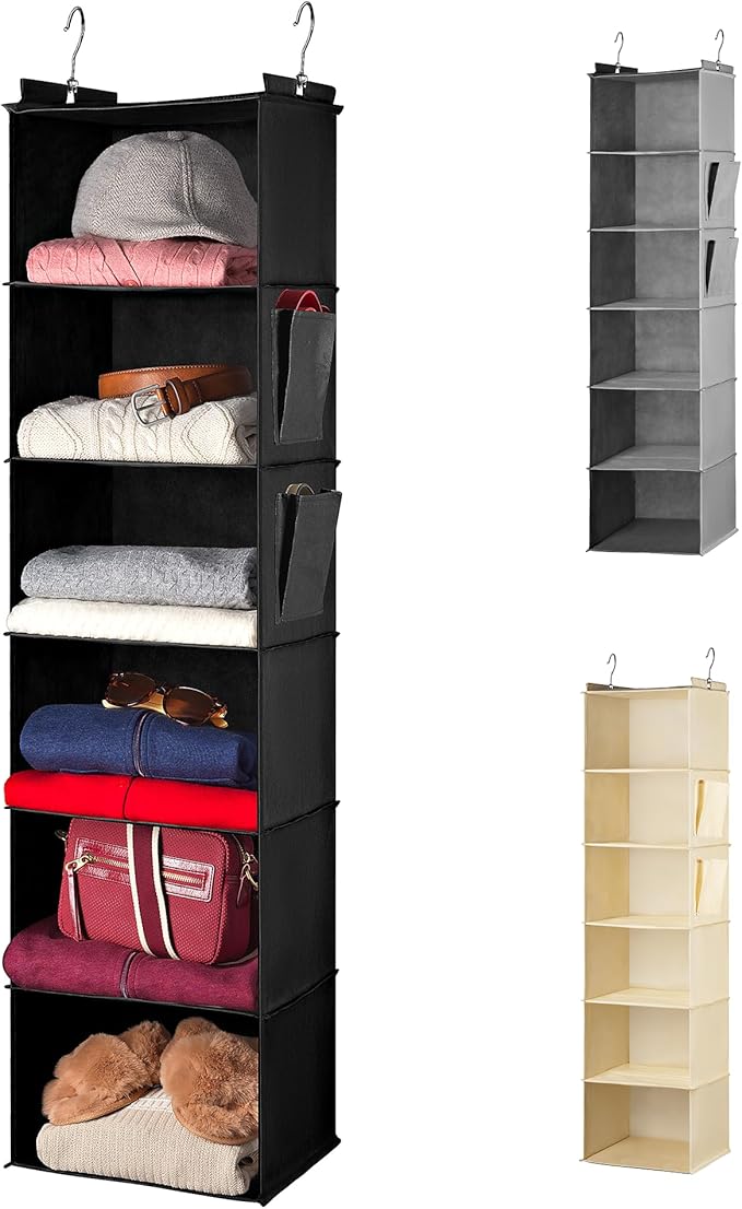 Handy Laundry Hanging Closet Organizer