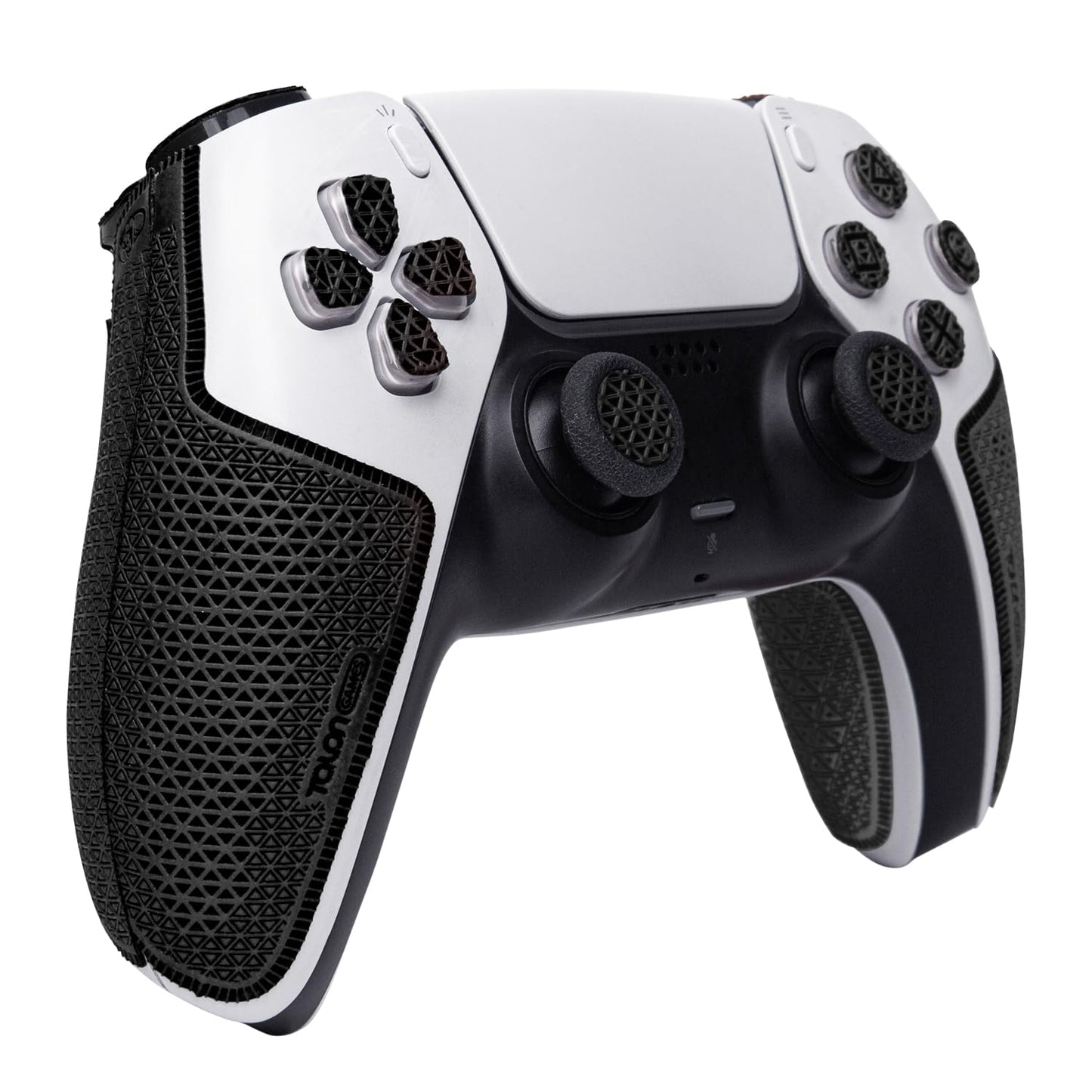 TALONGAMES PS5 Controller Grip Compatible with PlayStation 5 DualSense, PS5 Controller Accessories, Anti-Skid, Sweat-Absorbent, Pre-Cut, Easy to Install (Ultra Version, Black)