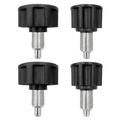 Frdhee 4Pcs Pop Pull Pin Knob M16, Adjustment Fitness Pop Pull Pin Knob for Fitness Equipment, Exercise Bike Pin Knob Replacement Parts for Fitness Equipment Exercise Machines