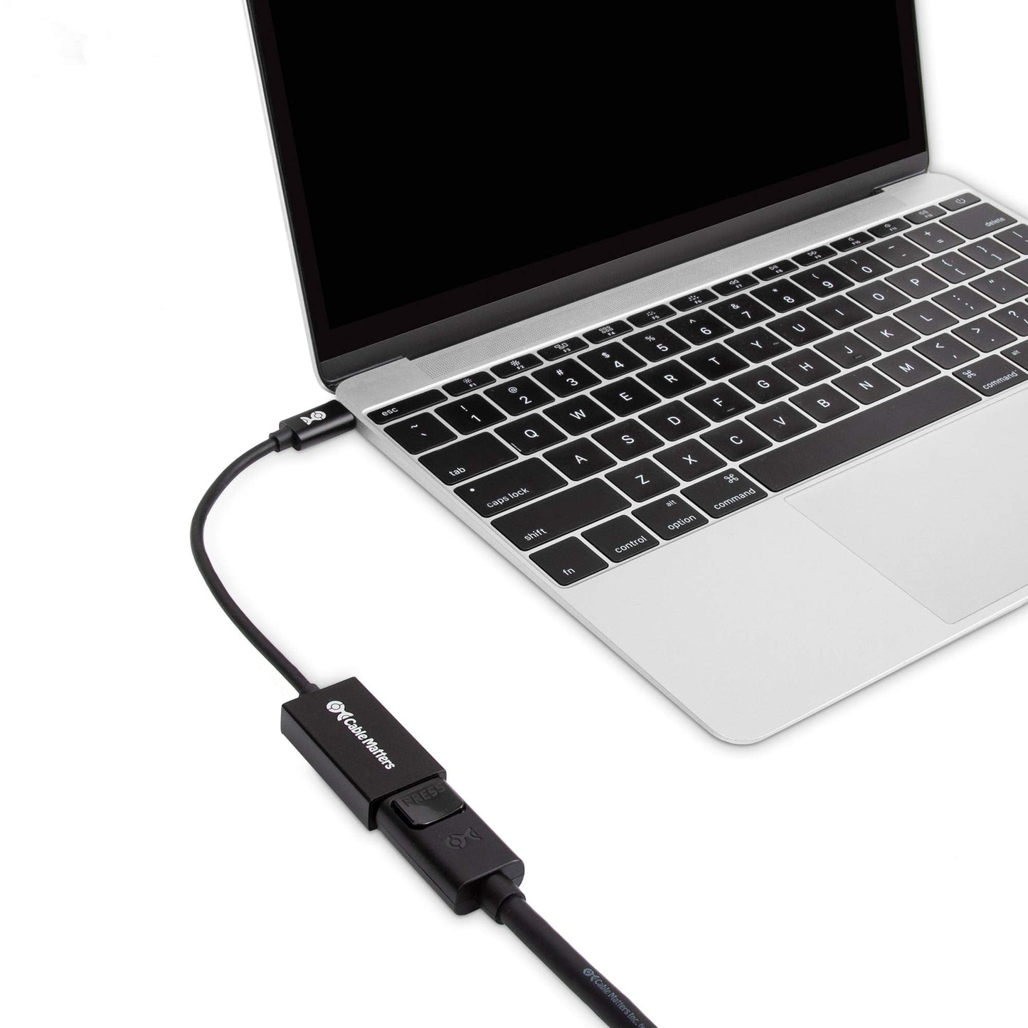 Cable Matters 8K USB C to DisplayPort Adapter (USB C to DP Adapter) Support 8K (7680x4320) DisplayPort 1.4 - Thunderbolt 3 Compatible for iPhone 15 Pro Max Plus, MacBook Pro, Dell XPS, Surface Book 2