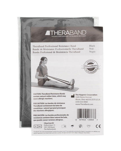 THERABAND Professional Latex Resistance Bands, Individual 6 Ft Elastic Band for Upper & Lower Body Exercise, Physical Therapy, Pilates, Home Workouts, 6 Foot, Blue, Extra Heavy, Level 5
