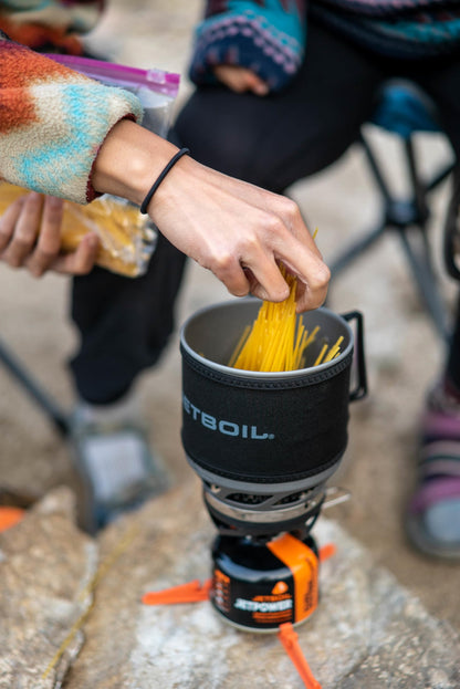 Jetboil MiniMo Camping and Backpacking Stove Cooking System with Adjustable Heat Control (Carbon)