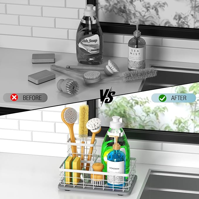 Kitchen Sink Caddy Organizer, Sponge Holder
