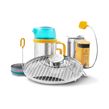 BioLite CampStove 2+ Wood Burning, Electricity Generating & USB Charging Camp Stove, Complete Kit