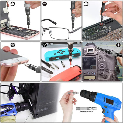 YINSAN 120-in-1 Magnetic Precision Screwdriver Set, Small Electronics Repair Tool Kit for iPhone, Laptop, PS5, Xbox, Nintendo Switch, MacBook, Tablets, Glasses & Doorbell