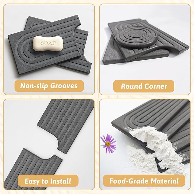 18 Inch Faucet Mat for Kitchen Island Sink, Wider Instant Dry Sink Protector